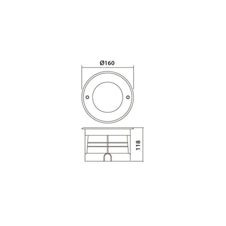 spot encastré sol led ip67 blanc chaud 3w-6w-12w spot etanche terasse