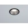 ENC Cole rond fixe max. 1x10W GU10 230V Noir mat/argent Alu/plastique