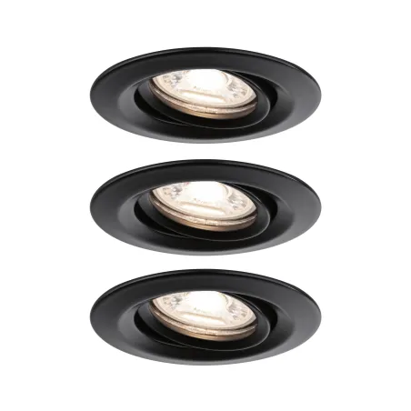 ENC Nova mini Coin rond orientable LED 3x4W 310lm Noir dép/Alu
