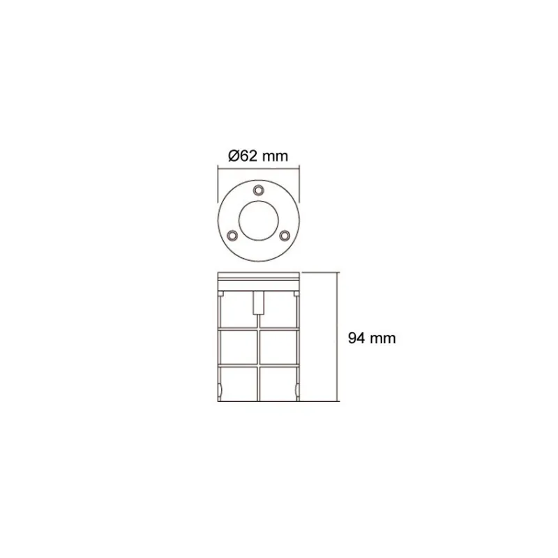 spot encastré sol led ip67 blanc chaud 3w-6w-12w spot etanche terasse