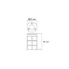 spot encastré sol led ip67 blanc chaud 3w-6w-12w spot etanche terasse