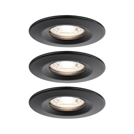 ENC Nova mini Coin rond fixe LED 3x4W 310lm Noir dép/Alu