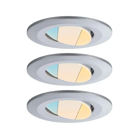 Kit ENC Calla IP65 WhiteSwitch rd noir 3x550lm 5,5W 230V chrome dép