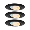 Kit ENC Calla IP65 WhiteSwitch rd noir 3x550lm 5,5W 230V Noir dép