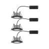 Kit ENC Calla IP65 WhiteSwitch rd noir 3x550lm 5,5W 230V Noir dép