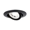 Kit Encastrés orientables LED 3x6W 3000K 230V noir dép/Syn