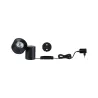 Lampe à poser LED Puric Pane I ZB 3W grd Noir 230V syn/métal