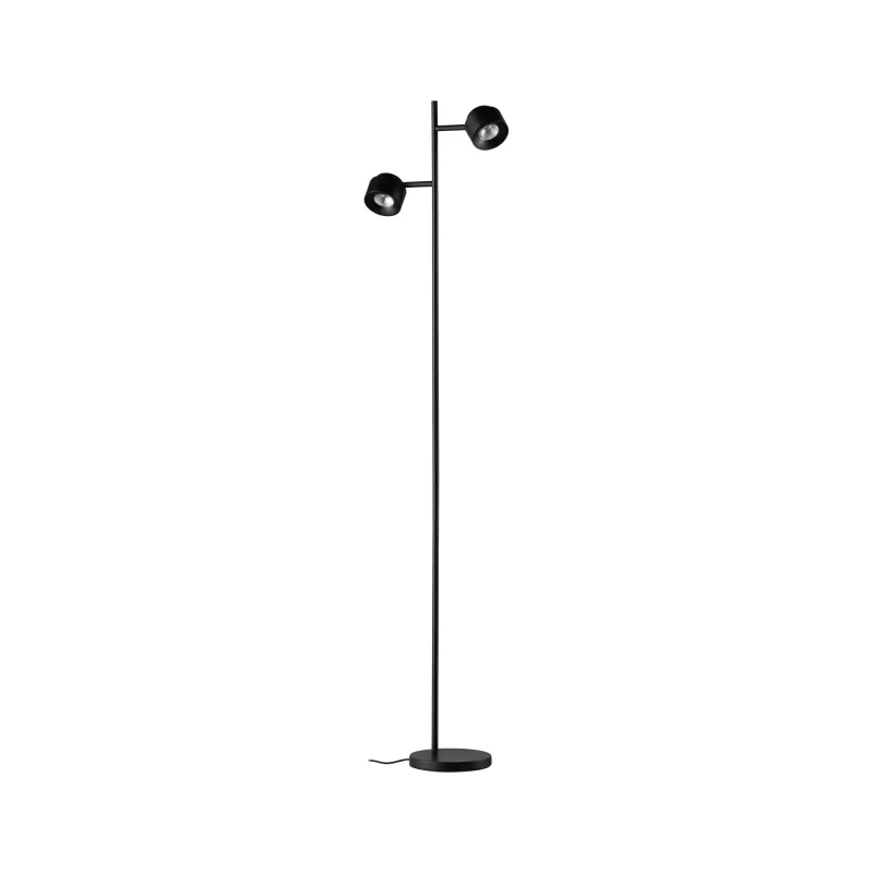 Lampadaire LED Puric Pane I ZB 3W grd Noir 230V syn/métal