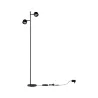Lampadaire LED Puric Pane I ZB 3W grd Noir 230V syn/métal