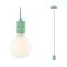 Suspension Tilla Neordic max1x60W E27 vert clair 230V tissu/mét