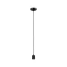 Suspension Tilla Neordic max1x60W E27 noir graphite 230V tissu/métal