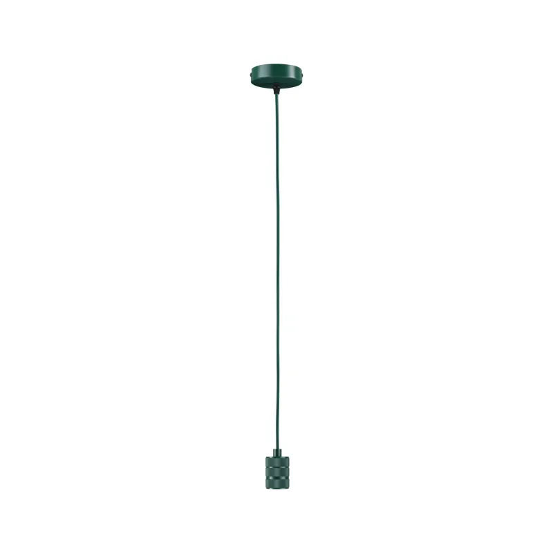 Suspension Tilla Neordic max1x60W E27 vert foncé 230V tissu/mét