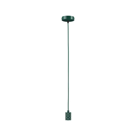 Suspension Tilla Neordic max1x60W E27 vert foncé 230V tissu/mét