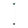 Suspension Tilla Neordic max1x60W E27 vert foncé 230V tissu/mét