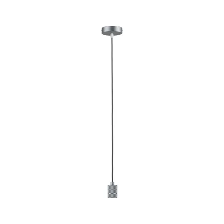 Suspension Tilla Neordic max1x60W E27 gris aluminium 230V tissu/métal