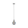 Suspension Tilla Neordic max1x60W E27 gris aluminium 230V tissu/métal