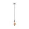 Suspension Tilla Neordic max1x60W E27 gris aluminium 230V tissu/métal