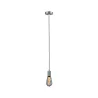 Suspension Tilla Neordic max1x60W E27 gris aluminium 230V tissu/métal