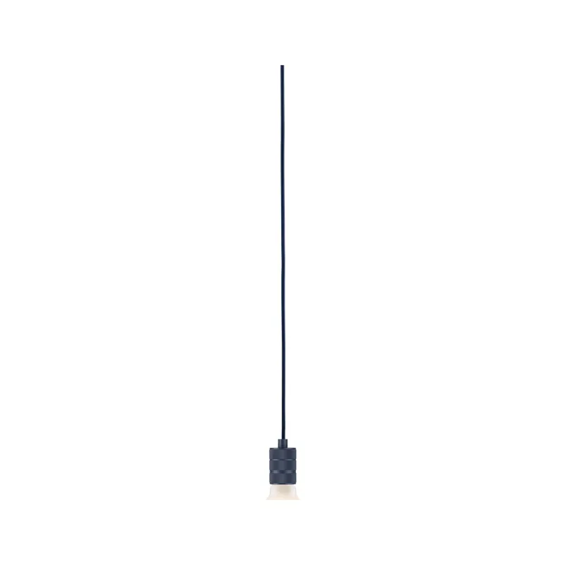 Suspension Tilla Neordic max1x60W E27 bleu nuit 230V tissu/mét