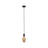 Suspension Tilla Neordic max1x60W E27 bleu nuit 230V tissu/mét