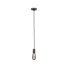 Suspension Tilla Neordic max1x60W E27 bleu nuit 230V tissu/mét