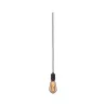 Suspension Neordic Tilla avec prise max20W E27 noir graphite 230V tissu/mét