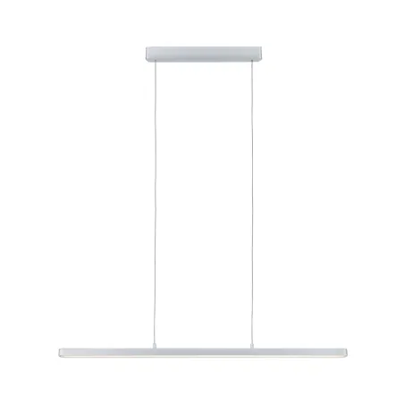 Suspension Lento grd LED 1x_W Chrome dép 230V Alu/synthétique