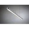 Suspension Lento grd LED 1x_W Chrome dép 230V Alu/synthétique