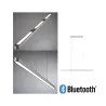 Suspension Lento BLE LED 1x_W TunW Chrome dép 230V Alu/synthétique