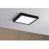 Pann Abia 22W 300x300mm Noir 4000K 230V plastique