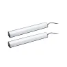 Kit Lightbar 2x30cm Dynamic Rainbow RGB 2x0,6W 230/5V DC nr Alu Syn