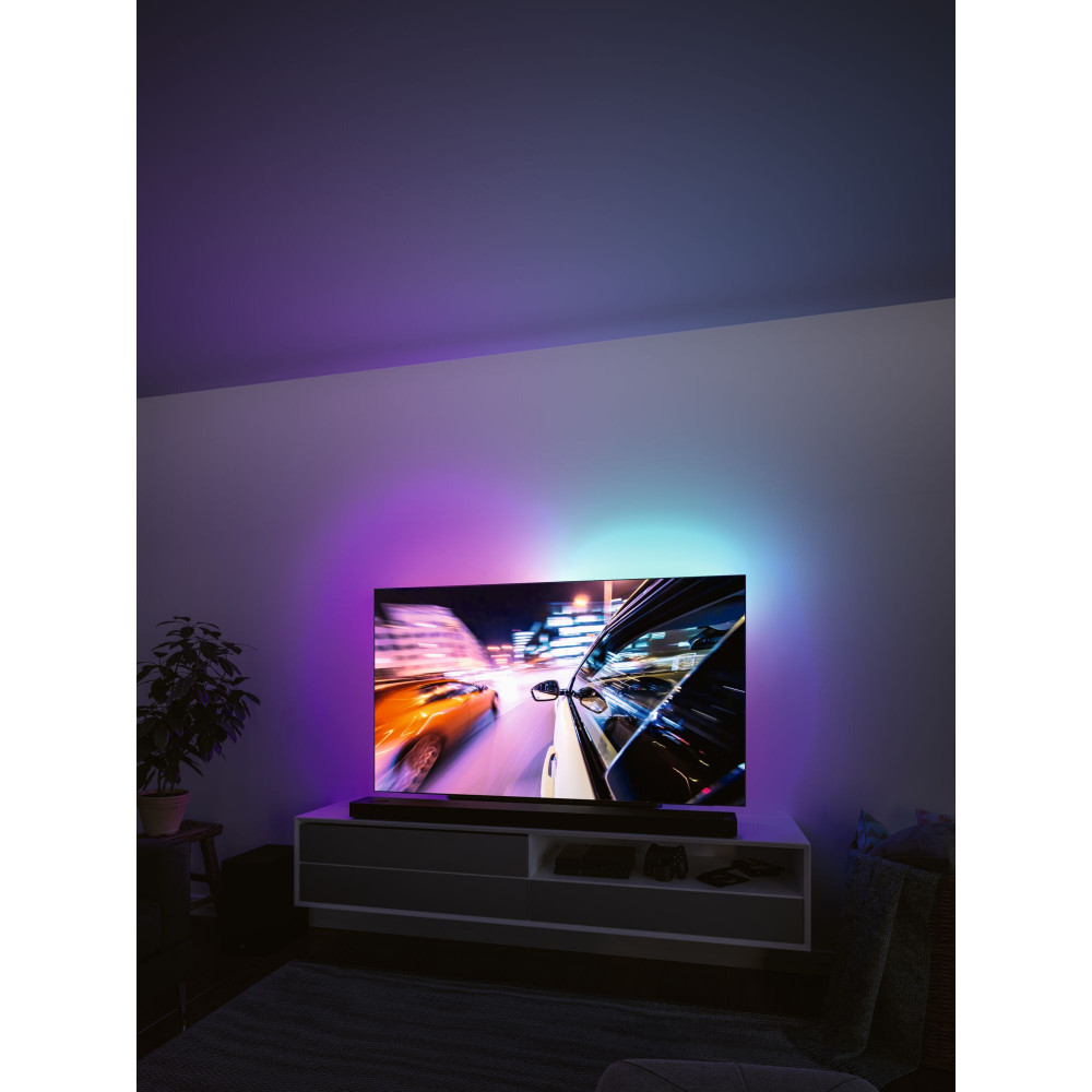 Strips USB TV 55 pouces Dynamic Rainbow 2m RGB 3,5W 5V noir