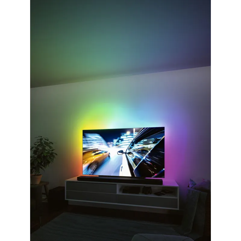 Strips USB TV 55 pouces Dynamic Rainbow 2m RGB 3,5W 5V noir