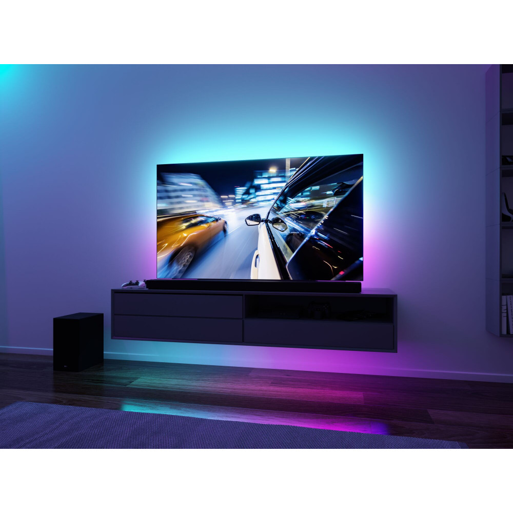 Strips USB TV 55 pouces Dynamic Rainbow 2m RGB 3,5W 5V noir