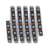 Kit Strip LED 1,5m Dynamic Rainbow RGB IP20 4,8W 12V CC noir Métal