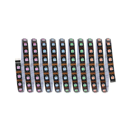 Kit Strip LED 3m Dynamic Rainbow RGB IP20 8,5W 12V CC noir Métal