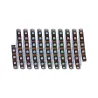 Kit Strip LED 3m Dynamic Rainbow RGB IP20 8,5W 12V CC noir Métal