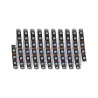 Kit Strip LED 3m Dynamic Rainbow RGB IP20 8,5W 12V CC noir Métal