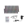 Kit Strip LED 3m Dynamic Rainbow RGB IP20 8,5W 12V CC noir Métal