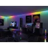 Kit Strip LED 3m Dynamic Rainbow RGB IP20 8,5W 12V CC noir Métal