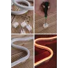 Kit de Strips extérieur SimpLED 5m RGB 30W 230/24V CC Blanc plastique