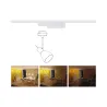 Adaptateur de Spot URail ZB 0-50W Blanc 230V plastique On/Off/grd
