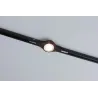 URail LED conn en ligne 1x5,3W Nr dépoli 230V, métal gradable 2700K