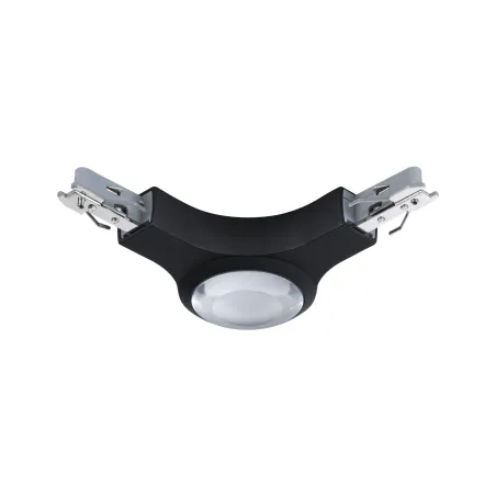 Connecteur en L URail LED 1x5,3W Noir dépoli 230V, métal gradable 2700K