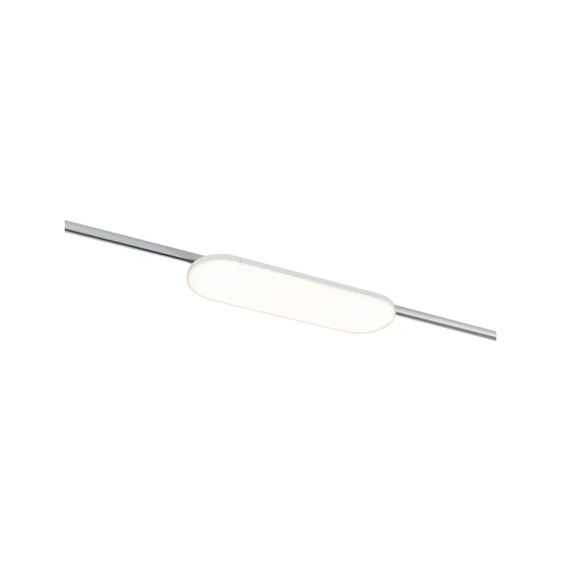 Panneau URail plafond 1x15W Blanc 230V métal 520x120mm gradable