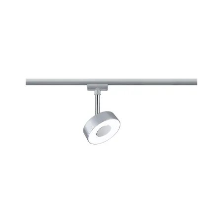 Spot URail Circle 1x5W 4000K Chrome dép /Chrome 230V Métal/plastique grd