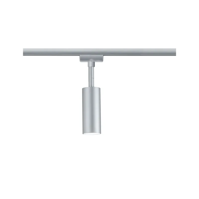 Spot URail Tubo 1x5W 4000K Chrome dép 230V métal non gradable