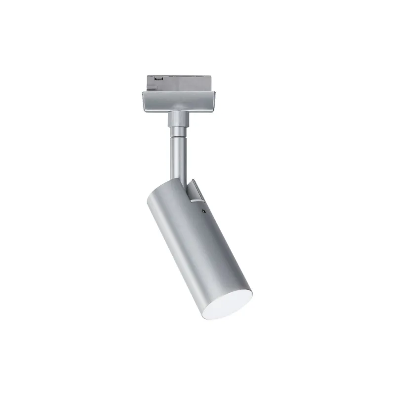 Spot URail Tubo 1x5W 4000K Chrome dép 230V métal non gradable