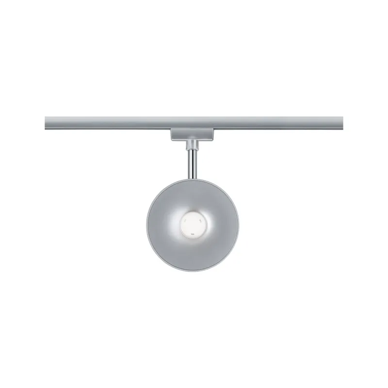 Spot URail Sphere 7,5W 4000K Chrome dép /Chrome 230V plastique gradable