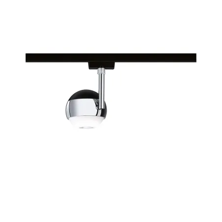 URail Spot Capsule II 6W 4000K Noir dép/Chrome 230V métal/Syn gradable